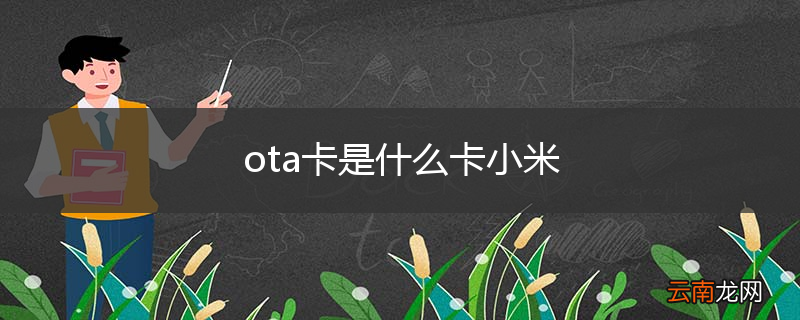 ota卡是什么卡小米