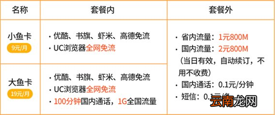 中国电信大/小鱼卡怎么样？中国电信大/小鱼卡资费一览
