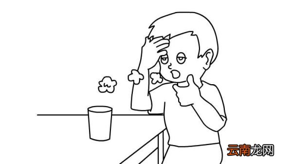 预防肺炎简笔画内容