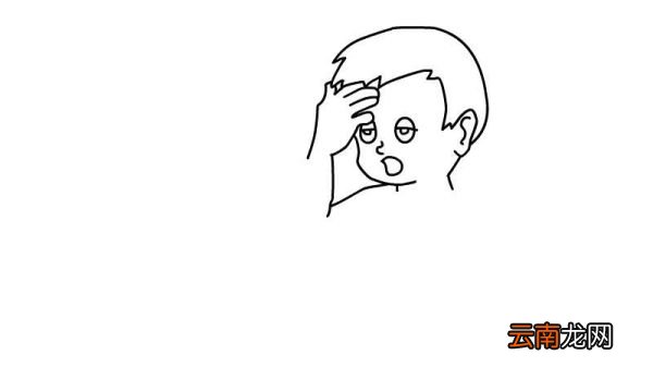 预防肺炎简笔画内容