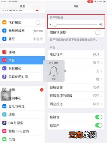 iPad设置为静音详细操作方法