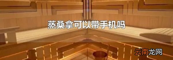 蒸桑拿可以带手机吗