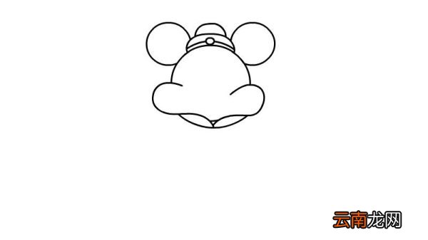 鼠年福字简笔画画法