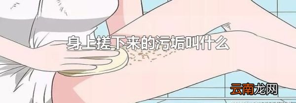 身上搓下来的污垢叫什么