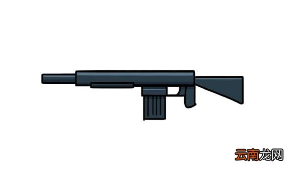 m416突击步枪简笔画