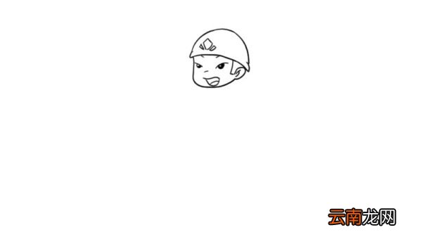 消防员简笔画