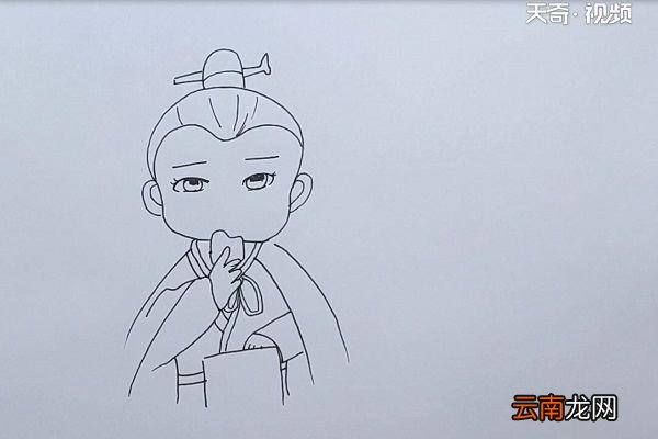 知否朱一龙简笔画