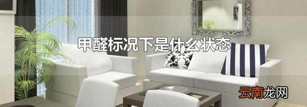 甲醛标况下是什么状态