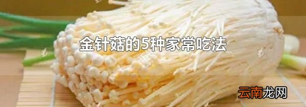 金针菇的5种家常吃法