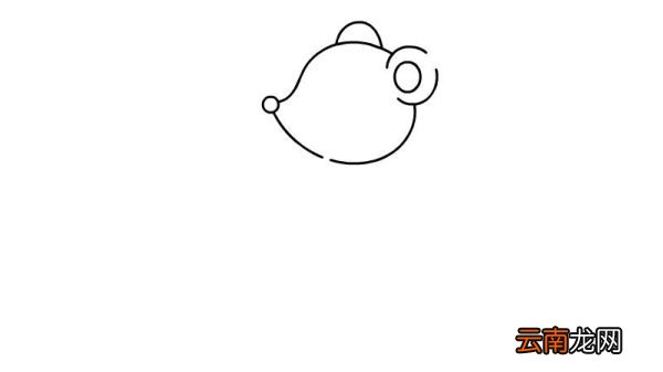 元旦老鼠简笔画 鼠年元旦的简笔画