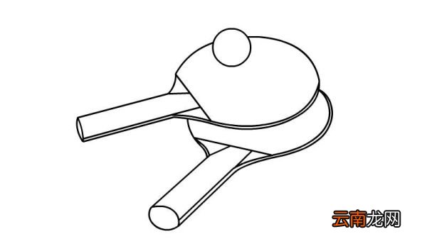 体育用品简笔画