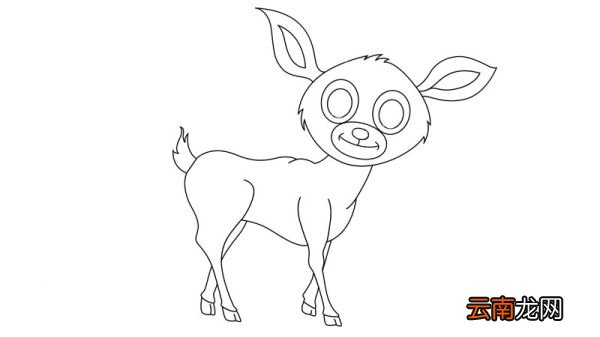 獐子简笔画 獐子简笔画怎么画