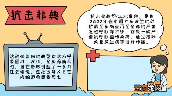小学抗击非典手抄报小学抗击非典手抄报步骤
