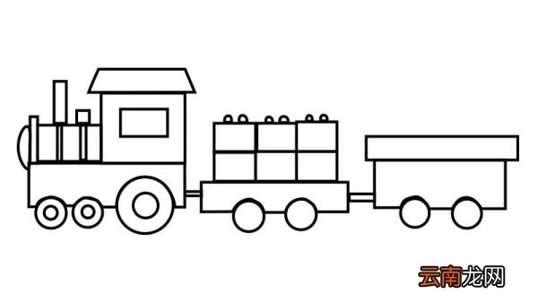 火车简笔画教程火车简笔画画法