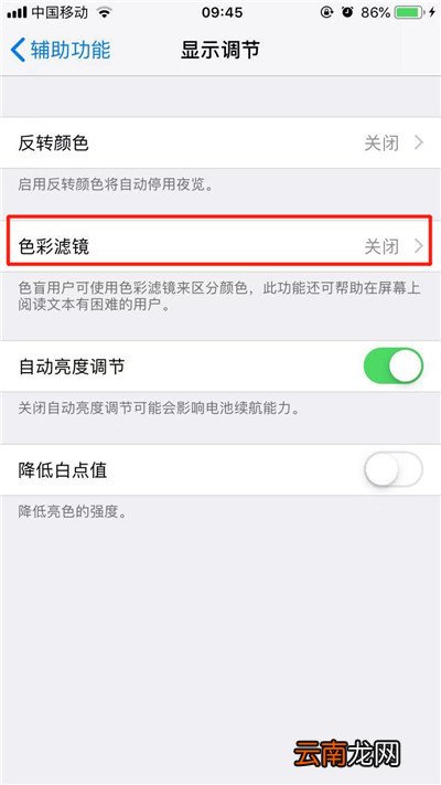 iPhoneXs Max中将色彩滤镜打开具体操作方法