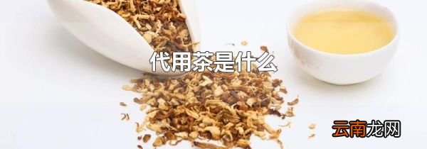 代用茶是什么