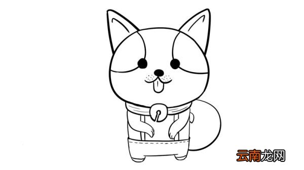 狗狗简笔画 狗狗简笔画怎么画