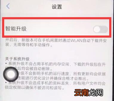 vivoz1中关闭系统自动升级的基本步骤