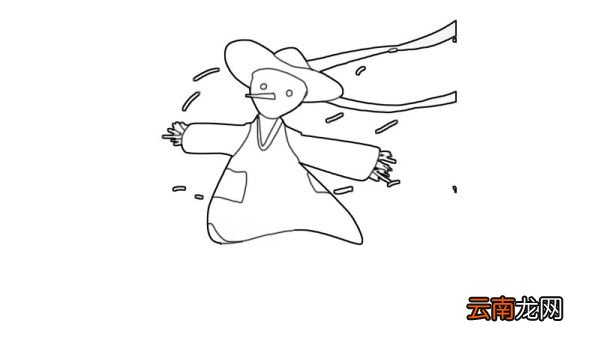 稻草人简笔画怎么画稻草人简笔画画法