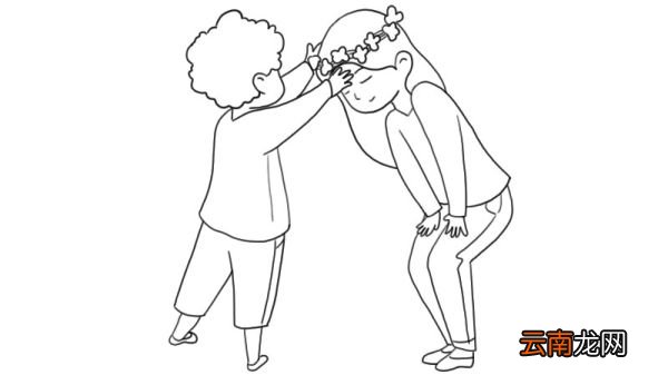 如何画母亲节简笔画母亲节简笔画画法