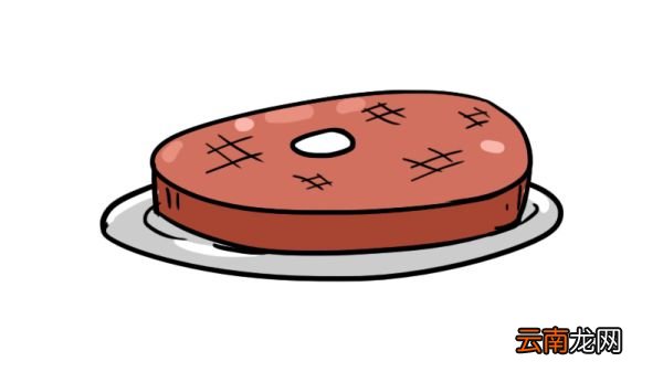 牛排简笔画