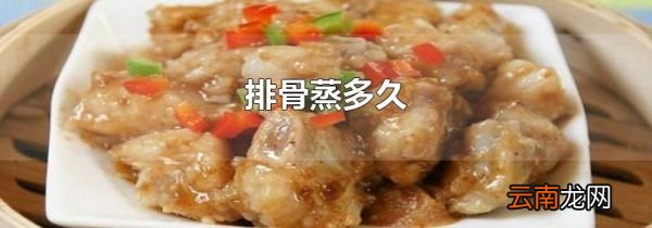 排骨蒸多久