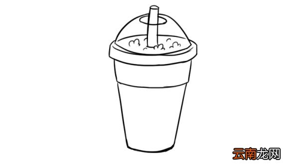奶茶简笔画 奶茶怎么画好看