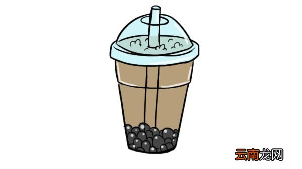 奶茶简笔画 奶茶怎么画好看