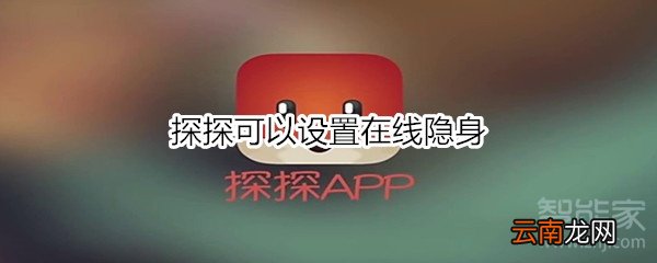 探探可以设置在线隐身