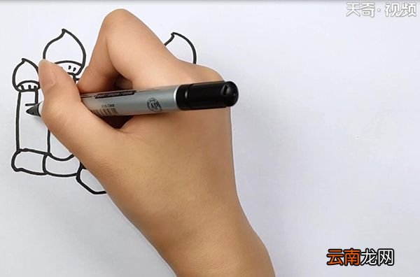 游乐场简笔画