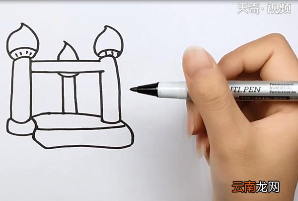 游乐场简笔画
