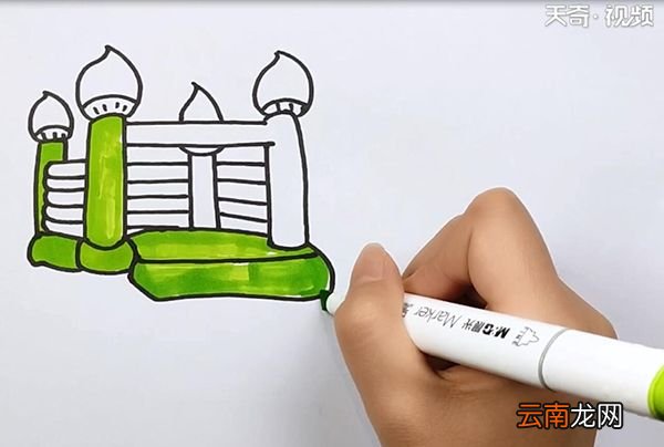 游乐场简笔画