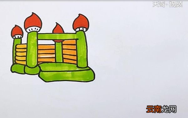 游乐场简笔画