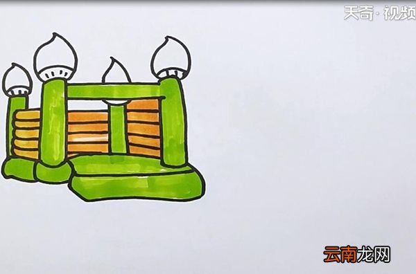 游乐场简笔画