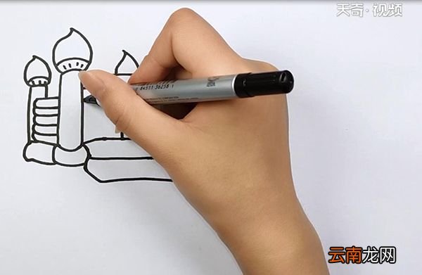 游乐场简笔画