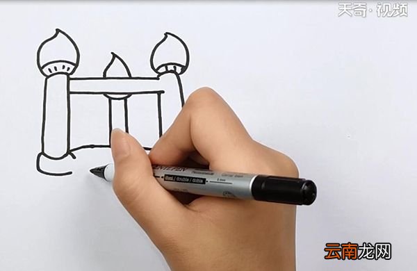 游乐场简笔画