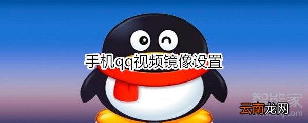 手机qq视频镜像设置