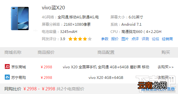 vivo X20标准版和旗舰版有什么不同？vivo X20标准版和旗舰版对比分析