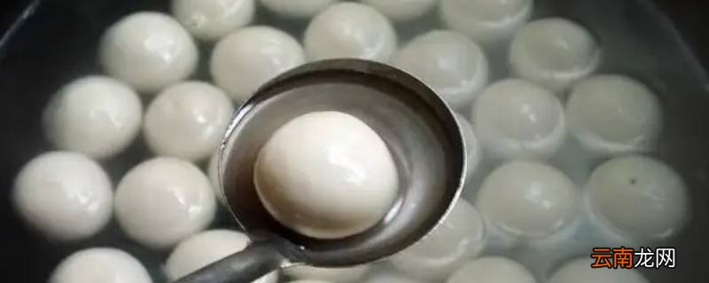 汤圆是冷水下锅吗
