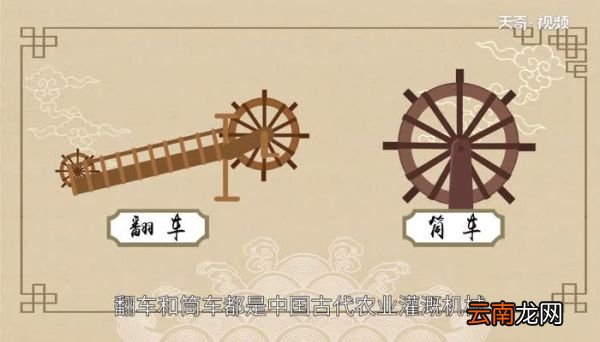 翻车和筒车的区别翻车和筒车有什么区别
