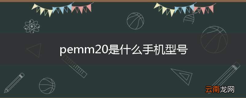 pemm20是什么手机型号
