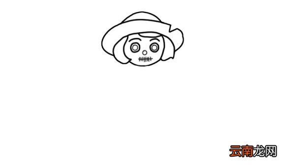 稻草人的简笔画画法稻草人的简笔画步骤