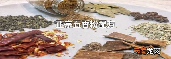 正宗五香粉配方