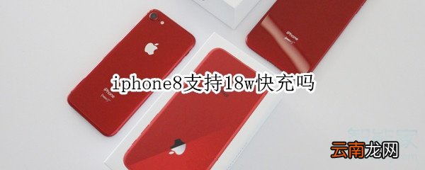 iphone8支持18w快充吗