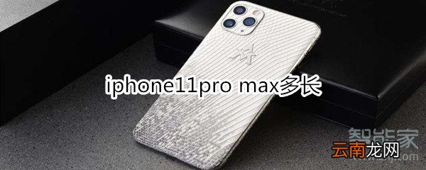 iphone11pro max多长
