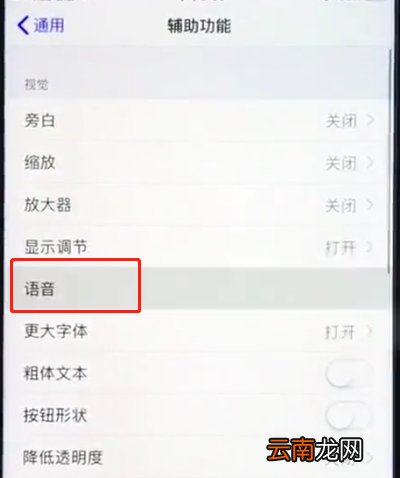 ios12中打开屏幕朗读的操作步骤