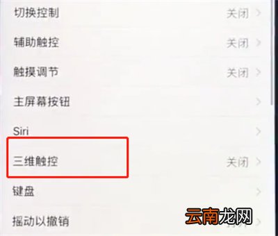 ios12中打开3dtouch的简单方法