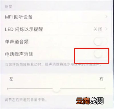 苹果手机中消除电话噪声的详细步骤