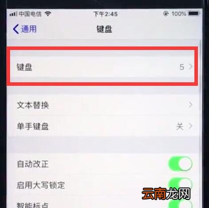 ios12中设置手写的详细步骤