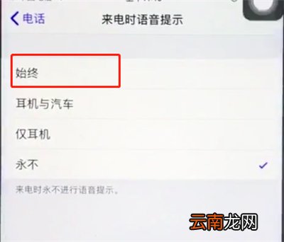 ios12中打开来电语音播报的详细步骤